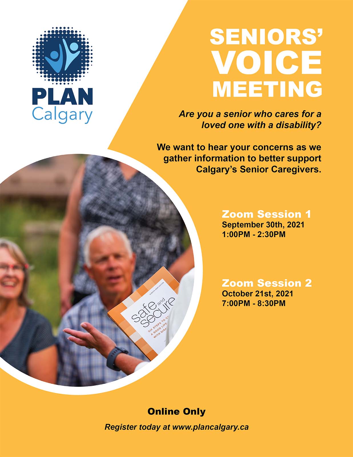 Seniors' Voice Meeting Poster