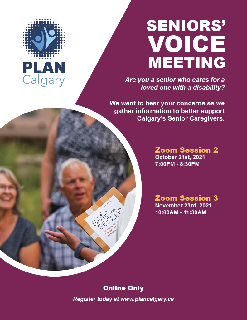 Seniors' Voice Meeting Poster